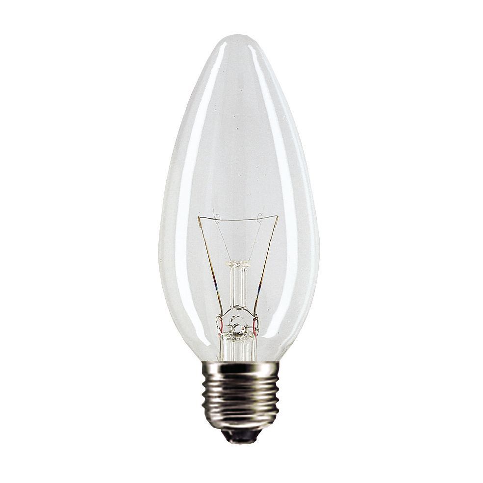 Лампа накаливания PILA B35 60W E27 230V свеча CL