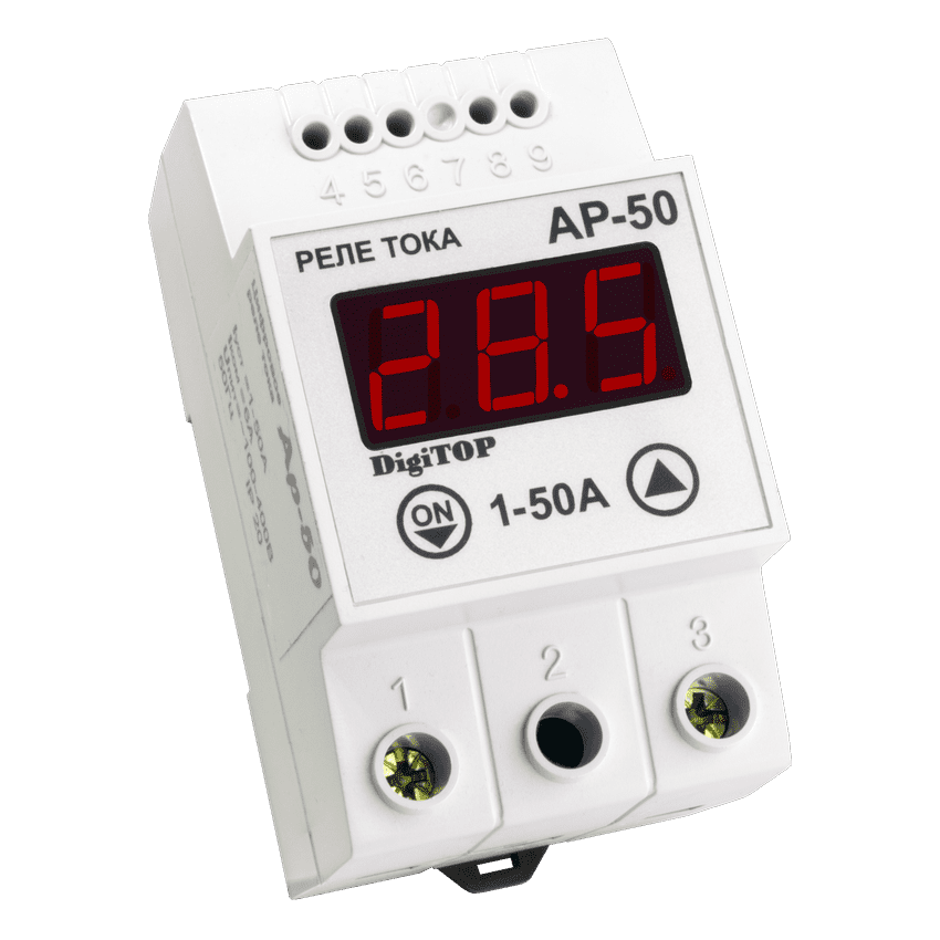 Реле тока AP-50А, 1-50 А (реле приоритетной нагрузки)
