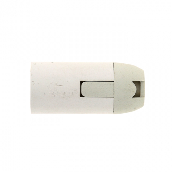 Патрон Е14 пластиковый подвесной термостойкий пластик бел. EKF PROxima