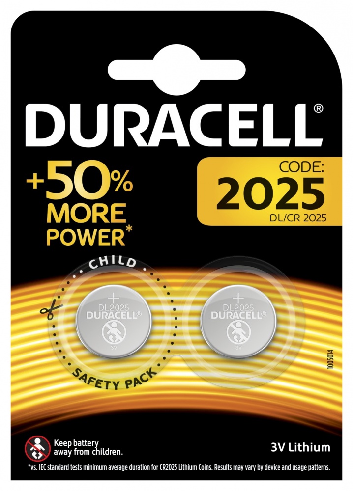 Duracell CR2025-2BL (20/200/29400)