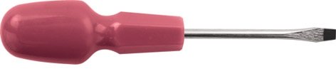 Отвертка "Лайт" 6*38мм SL, CrV, магнитный наконечник, пластиковая ручка КФ