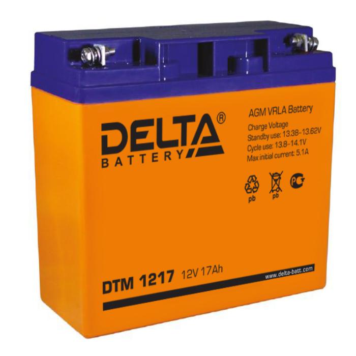 Аккумуляторная батарея 12В  17Ач DTM 1217 срок службы до 5лет