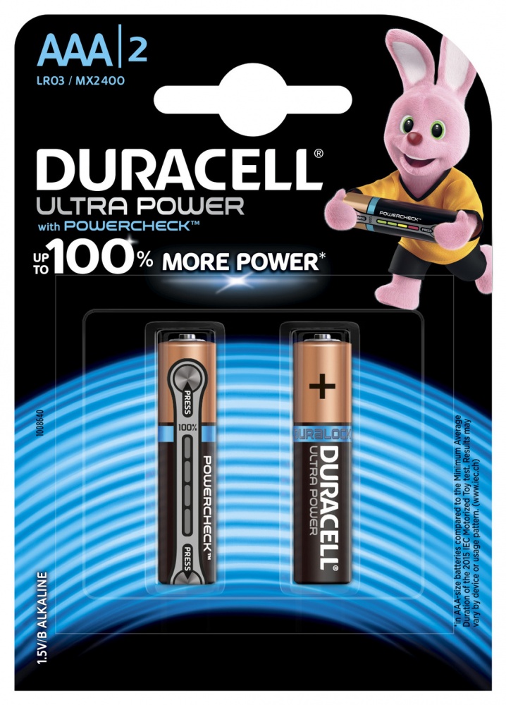 Duracell LR03-2BL Ultra Power (2/20/16500)